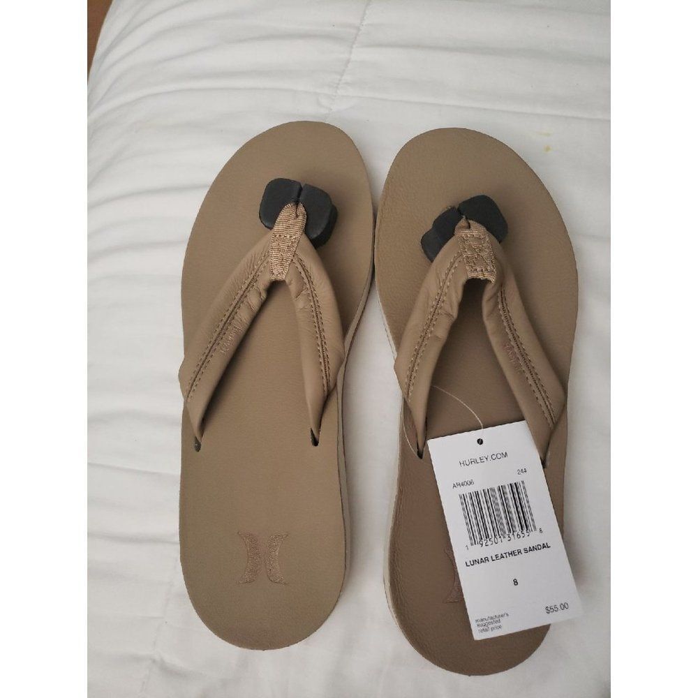 HURLEY MENS Lunar Leather Sandals 8